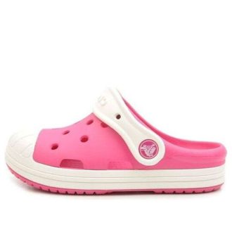 Crocs (PS) Kleine Crocs Outdoor Flache Ferse Sport Rosa Sandalen 202282-6MI