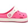 Crocs (PS) Kleine Crocs Outdoor Flache Ferse Sport Rosa Sandalen 202282-6MI