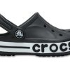Crocs (PS) Kleine Crocs Outdoor Flacher Absatz Strandsport Schwarz Weiß Sandalen „Black White“ 205100-001
