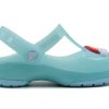 Crocs (PS) Kleine Crocs Outdoor Flat Heel Sports eisblaue Sandalen 205534-4O9
