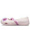 Crocs (PS) Lina Charm Flat Flowers Blassrosa Sandalen 205529-6PI