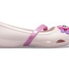 Crocs (PS) Lina Charm Flat Flowers Blassrosa Sandalen 205529-6PI