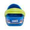 Crocs (PS) Lustiges Muster Flacher Absatz Sport Blau Sandalen 207074-4JL