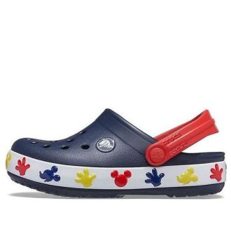 Crocs (PS) Mickey Outdoor Flat Heel Sports Dunkelblaue Sandalen 207077-410