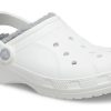 Crocs Ralen Outdoor Flacher Absatz Sport Unisex Weiße Sandalen 16244-11H