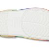 Crocs Regenbogen-Weiß-Sandalen 206361-94S