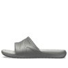 Crocs Reviva Cozy rutschfeste flache Sport-Hausschuhe Unisex Grau 205546-0DV