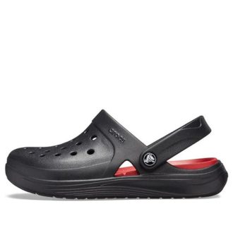 Crocs Reviva Strandsandalen Schwarz Rot 205852-0BU