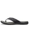 Crocs Santa Cruz Canvas Flip Flops „Schwarz Schiefergrau“ 205612-0DD