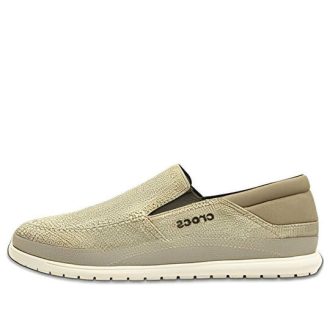 Crocs Santa Cruz Playa Slip-On Schuhe „Khaki Stucco“ 204835-26P