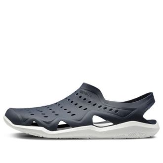 Crocs Schwarz-Weiß-Sandalen 203963-462