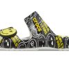 Crocs SmileyWorld x Classic Sandale „Schwarz Weiß“ 207207-94S