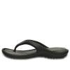 Crocs Soft Sole Cozy Flip-Flops Unisex Schwarz Grau 10024-05M