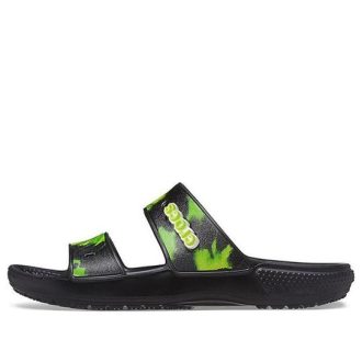 Crocs Soft Sole Schuh Schwarz Grün Unisex „Schwarz Grün“ 207283-0GU