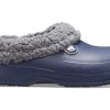 Crocs Stay Warm Cozy Verschleißfeste Sport-Sandalen Unisex Blau 204563-4HE