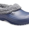 Crocs Stay Warm Cozy Verschleißfeste Sport-Sandalen Unisex Blau 204563-4HE