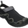 Crocs Swiftwater Sandalen „Schwarz Hellgrau“ 203967-02S