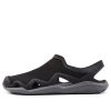 Crocs Swiftwater Wave Sandalen Flats „Schwarz Grau“ 205701-0DD