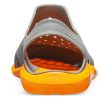 Crocs Swiftwater Wave Schuhe „Slate Grey Blazing Orange“ 203963-0FR