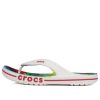 Crocs Tie Dye Pattern Flip-Flops Hausschuhe Weiß Unisex „Weiß“ 206358-94S