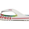 Crocs Tie Dye Pattern Flip-Flops Hausschuhe Weiß Unisex „Weiß“ 206358-94S