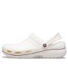 Crocs Wear-Resistant Cozy Sports Unisex Weiß Braun Sandalen „White Brown“ 205883-0FW