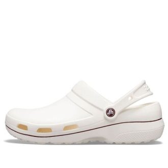 Crocs Wear-Resistant Cozy Sports Unisex Weiß Braun Sandalen „White Brown“ 205883-0FW