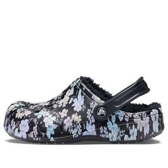 Crocs (WMNS) Baya Lined Clogs „Schwarz Weiß“ 205975-0CV