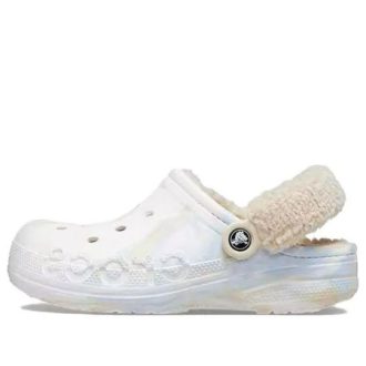 Crocs (WMNS) Baya Lined Fuzz Strap Marbled Clog „White Multi“ 209241