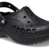 Crocs (WMNS) Baya Plateau-Clog-Sandalen mit Futter „Schwarz“ 208708-001