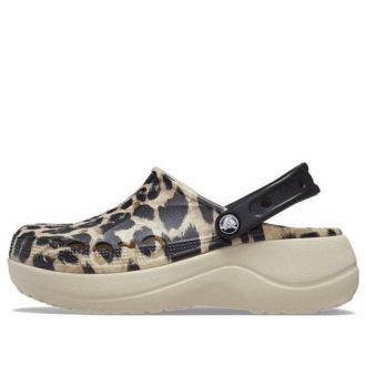 Crocs (WMNS) Baya Plateau-Clogs mit Animal-Print „Leopard“ 208712