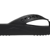 Crocs (WMNS) Baya Platform Flip-Flops mit Cut-Out-Detail „Schwarz“ 208395-001