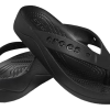 Crocs (WMNS) Baya Platform Flip-Flops mit Cut-Out-Detail „Schwarz“ 208395-001