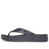 Crocs (WMNS) Baya Platform Glitter Flip Sandalen „Schwarz“ 208463