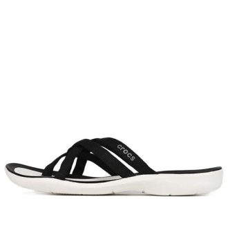 Crocs (WMNS) Beach & Pool SlidesSlippers „Schwarz Weiß“ 205479-066