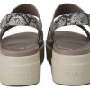 Crocs (WMNS) Brooklyn Freizeitsandalen mit dicker Sohle, Grau, 206453-93T