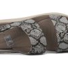 Crocs (WMNS) Brooklyn Freizeitsandalen mit dicker Sohle, Grau, 206453-93T