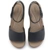 Crocs (WMNS) Brooklyn Keilsandalen mit Knöchelriemen „Schwarz Beige“ 209406-07H