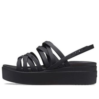 Crocs (WMNS) Brooklyn Riemchensandalen in Schwarz 206751-001
