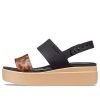 Crocs (WMNS) Brooklyn Tort Low Wedge „Schwarz Braun“ 207864-0C4