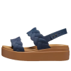 Crocs (WMNS) Brooklyn Woven Wedge Sandalen „Blau Braun“ 209977-410