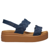 Crocs (WMNS) Brooklyn Woven Wedge Sandalen „Blau Braun“ 209977-410