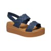 Crocs (WMNS) Brooklyn Woven Wedge Sandalen „Blau Braun“ 209977-410