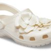 Crocs (WMNS) Classic Clog 3d Flower Weiße Sandalen 205587-159