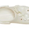 Crocs (WMNS) Classic Clog 3d Flower Weiße Sandalen 205587-159