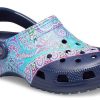 Crocs (WMNS) Classic Clog Liberty London Beach Tiefblaue Sandalen 206447-410