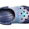 Crocs (WMNS) Classic Clog Liberty London Beach Tiefblaue Sandalen 206447-410