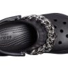 Crocs (WMNS) Classic Clog Retro Sandalen Schwarz Silber 206662-067