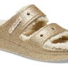 Crocs (WMNS) Classic Cozzzy Glitter Sandalen „Multi Gold“ 208124-93S