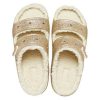 Crocs (WMNS) Classic Cozzzy Glitter Sandalen „Multi Gold“ 208124-93S